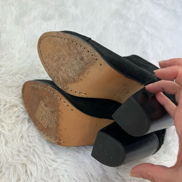 Rag & Bone Newbury 2.0 Block Heel Suede Ankle Booties - Picture 10 of 12
